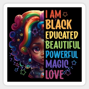 Black Girl Empowerment Positive Inspirational Saying Sticker